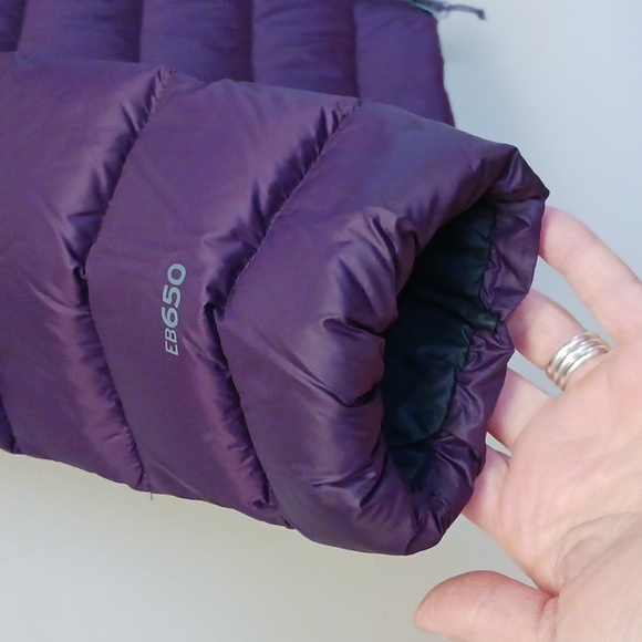 Eddie Bauer Cirruslite Down Jacket Puffer Purple Size M - Picture 4 of 12